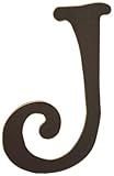 New Arrivals The Letter J, Chocolate Brown by New Arrivals [並行輸入品]