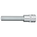 トネ(TONE) ロングヘキサゴンソケット HP4H-12L 差込角12.7mm(1/2") 二面幅12mm