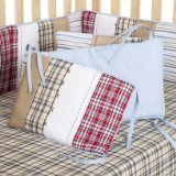Plaids/Stripes Boys Bumper Pad by Bacati [並行輸入品]
