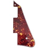 Musiclily Pro レスポールピックガード ギブソンUSA LP モダンエレキギター用、4P茶べっ甲