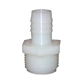 LASCO 19-9685 Barb Fitting Adapter with 3/4-Inch Insert and 1-Inch Male Pipe Thread, Nylon by LASCO