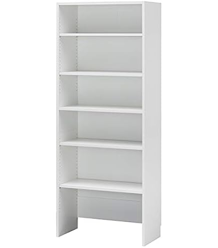 Amazon｜白井産業 オープン ラック シェルフ 本棚 ホワイト 白木目 幅