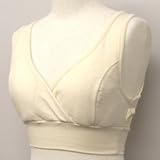 【日本助産師会推奨品】授乳用ブラジャー モーハウスブラ・バイリーン仕様 （ナチュラル/Mサイズ/モーブラ/ハーフトップブラ/クロスオープンブラ）