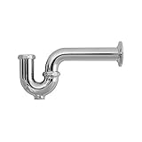 Dearborn Brass 507-1 1-1/4-Inch Chrome Semi Cast P-Trap with Cleanout [並行輸入品]