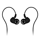 SoundMAGIC PL30 + IEM線 イヤホン ノイズキャンセリング 耳回り スポーツ 強力低音 HIFI ステレオ (ブラック)