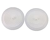 Yueton 2pcs 6インチシリコンバスタブストッパードレインプラグforキッチン、バスルーム、Laundries