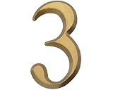 光(Hikari) 光 真鍮切文字 3 43x3mm テープ付き NUM43-3 NUM43-3