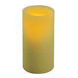 Inglow CGT54600SG83 6-Inch Flameless Round Pillar Citrus Sage Scented Candle with Timer, Sage [並行輸入品