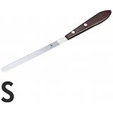 新考社 木柄シフォンケーキ用スパテル S(14㎝) ステンレス 天然木 日本 WSP202