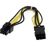StarTech.com PC電源ケーブル/PCI Express電源延長/20cm/6-6ピン/メス・オス