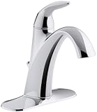 KOHLER K-45800-4-CP Alteo Single-Handle Bathroom Sink Faucet, Polished Chrome [並行輸入品]