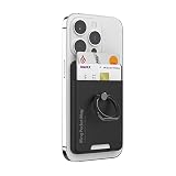 AAUXX(オークス)iRing Pocket Mag Limited Edition マグセーフ対応 カード収納一体型 アイリング マグネット着脱 ワイヤレス充電対応 ポケット マグ ブラック&ブラックリング リミテッドエディション UMS-IR03PKMGLEBL