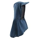 F Fityle 保護カバー　ヘッド/ネック　溶接帽子　デニム　傷防止　2種選ぶ　電気溶接　建設現場　機械加工　車修理 - スタイル１