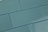 地下鉄ミディアムアストリアブルーガラスタイル人気キッチンBacksplashes and Bathroom Sample SLD-AB20-S