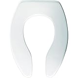 Church 9500CT 000 Elongated Open Front Toilet Seat, White [並行輸入品]