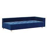 arne ベンチソファ ベンチ イス 背もたれ 肘掛け 片肘付き コーナーソファー Baggy DX-L 3×8 モケット ブルー