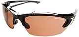 Edge Eyewear TSDK215 Khor Safety Glasses, Black with Polarized Copper "Driving" Lens [並行輸入品]