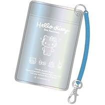 Amazon.co.jp: ハローキティ オーロラクリアパスケース ブルー