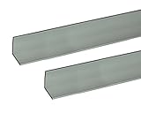 安田 アルミアングル 2m 1.2x10x10mm シルバー 2本組