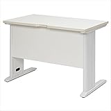 R・Fヤマカワ スチール脚デスク 天板カラー：ホワイト W1000×D600×H700mm RFSLD-1060WH-L ホワイト×ホワイト