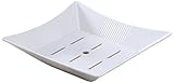 Yanco OK-2550 Osaka-2 Sea Food Bowl Rectangular 16 Length 7.75 Width 3.5 Height Melamine White Color