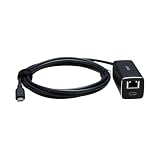 OBSBOT USB-C to LAN 有線LANアダプター PoE 10/100Mbps通信 最大出力13W Tail Airと互換性あり Type C端子 2M