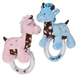 Mary Meyer Sweet Chocolate Giraffe Ring Rattle by Mary Meyer