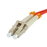世界9.99モールマルチモードデュプレックス光ファイバーケーブル、LC - LC 62.5 / 125、3.0 MM 0.3M