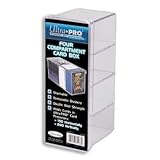 Ultra PRO All Team 2-Piece Storage Box, 4 Compartment, Clear [並行輸入品]