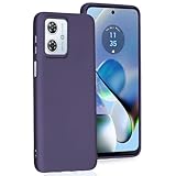 【 Lanfyo 】Motorola MOTO G64 5G/MOTO G64Y 5G 用 対応 ケース シリコン 耐衝撃 スマホケース（ダークパープル）モトローラ モトG64 5G さらさら手触り 傷付き防止 超軽量 マット質感 指紋防止 携帯 ケース 全面保護 g64 5g ソフトカバー (Dark purple)