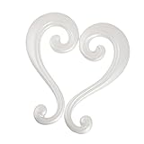 Dovewill 家具ノブ　扉　キャビネット　ワードローブキャビネット　引き出し　プルハンドル　白　２サイズ選べ - 98 * 88 * 98ミリメートル