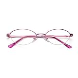 [JIMMY ORANGE] 老眼鏡 レディース ブルーライトカット かわいい オーバル UVカット 非球面レンズ リーディンググラス ケース付き パソコン用 スマホ用 ファッション