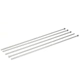 uxcell　エジェクタピン　金型設備　ストレート　スチール　6x450mm　5個
