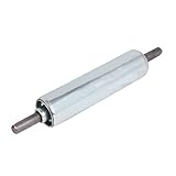 uxcell　スチールローラー　コンベヤーローラー　25mm x 110mm　シルバートーン　ロードスプリング