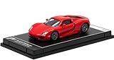 PosterCars - 1:64スケール ポルシェ 918 スパイダーガード レッド ハイパーカーリーグ コレクション No.17