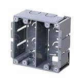 未来工業 深形パネルボックス(2ヶ用セパレーター付・あと付はさみボックス) 10個価格 SBP-WYM