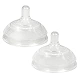 Comotomo Replacement Nipples in Medium Flow for Ages 3-6 Months (2-Pack) by Comotomo [並行輸入品]