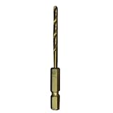 FIRST チタンコート六角軸鉄鋼用ドリル5本組 3.0mm mm2138-30 (金属・金工)