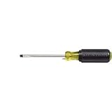 Klein Tools 605-4B 4-Inch Round-Shank Wire Bending Cabinet-Tip Screwdriver by Klein - Geneva Supply 