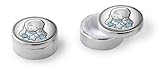 Silver Touch USA Sterling Silver First Tooth First Curl Keepsake Box, Blue by Silver Touch USA