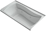 KOHLER K-1224-R-95 Mariposa 66-Inch X 36-Inch Alcove Whirlpool with Integral Tile Flange and Right-H