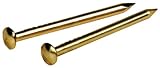 Brass-Plated Steel Escutcheon Pin-1/2X18 BP ESCUTCHEON PIN (並行輸入品)