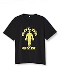 ゴールドジム(GOLD'S GYM) EXゴールズドライTシャツ(G2261シルエットジョー)BK/Lサイズ