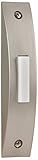 Craftmade Bscs 4.125 " Tall Contemporary LEDドアチャイム押しボタン、 シルバー BSCS-BN 1