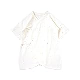 10mois コンビ肌着 リコットン ホワイト 50~60㎝ 18152275