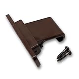 ＤＩＹパートナー オートヒンジ C型 茶 ＤＩＹ 取り換え 扉金具 目地丁番 オープンヒンジ丁番 折れ戸金具