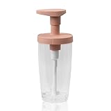 DOLCE シャンプー ボディ ソープ 詰め替えボトル ピンク 520ml ディスペンサー 広口 大容量 おしゃれ シール付き 4589690640964 Lindpark PK520