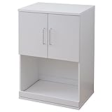 山善(YAMAZEN) 家電ラック (幅60 奥行39 高さ90) ホワイト SYSK-9060DRE(WH)