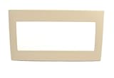 Leviton 4-gangデバイスAcenti Wallplate Screwlessスナップオンマウント ACWP4-S 1