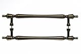 Top Knobs M822-12 Pair Somerset Finial Back to Back Door Pull Bronze by Top Knobs